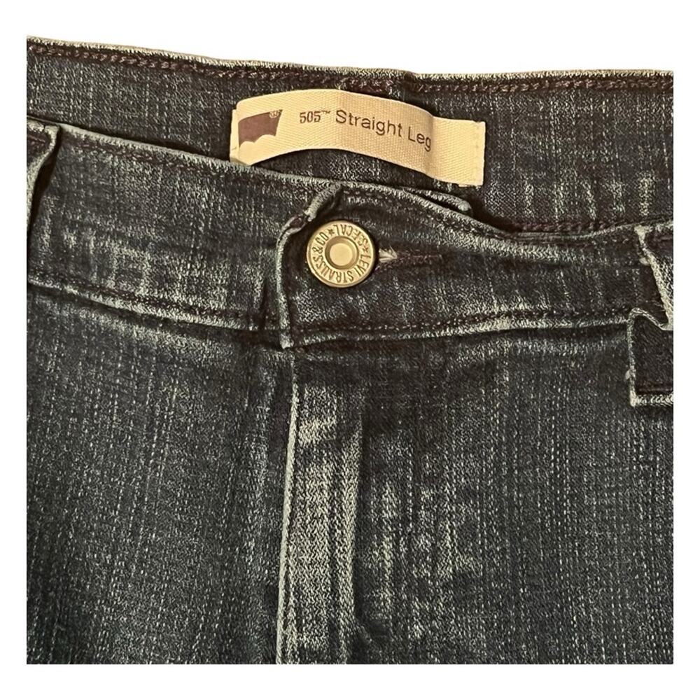 LEVI’S 505 Women’s Mid Rise Straight Leg Denim Jeans Size 32 - Picture 4 of 10